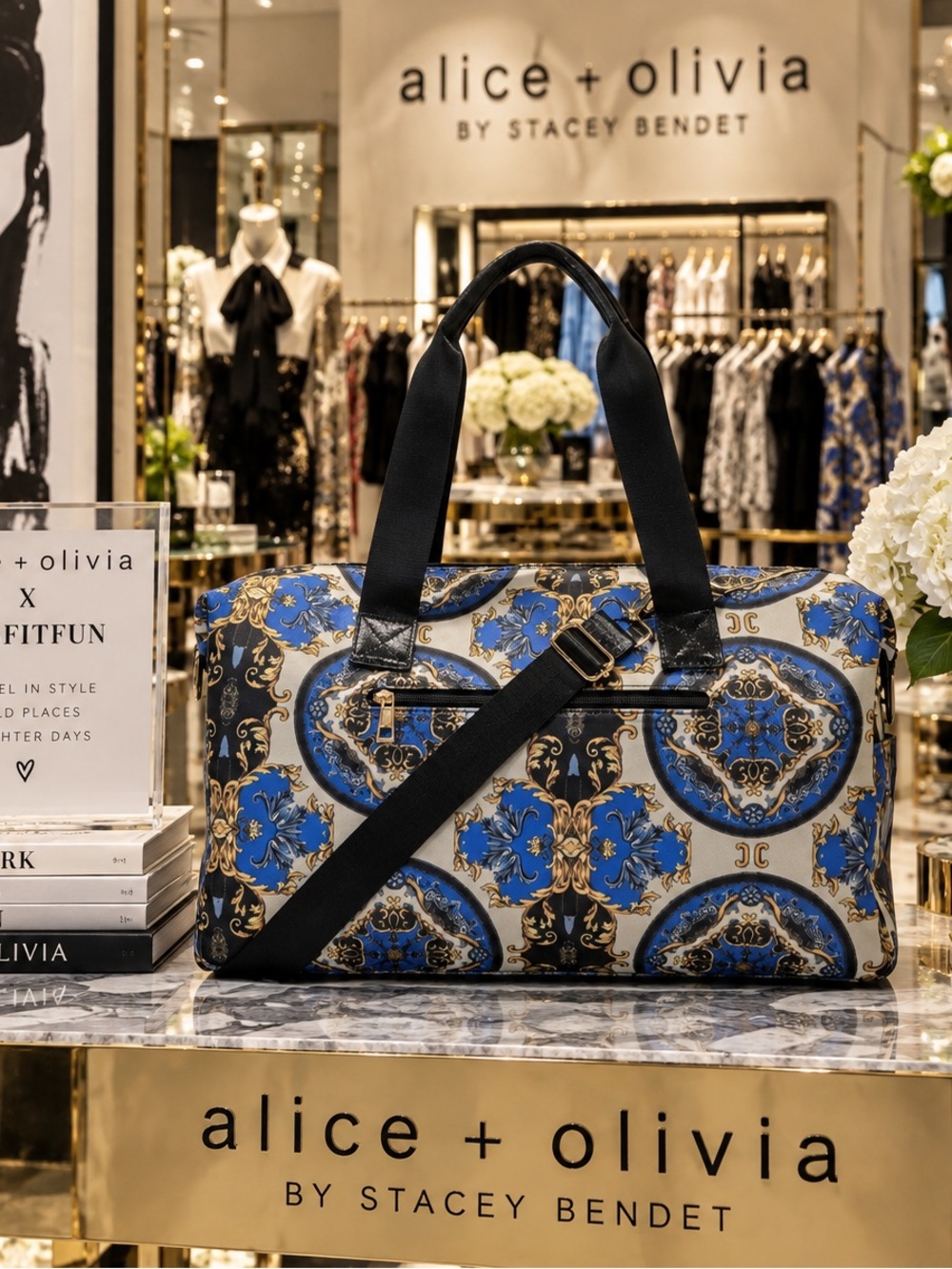 Alice+Olivia X FABFITFUN DUFFLE BAG